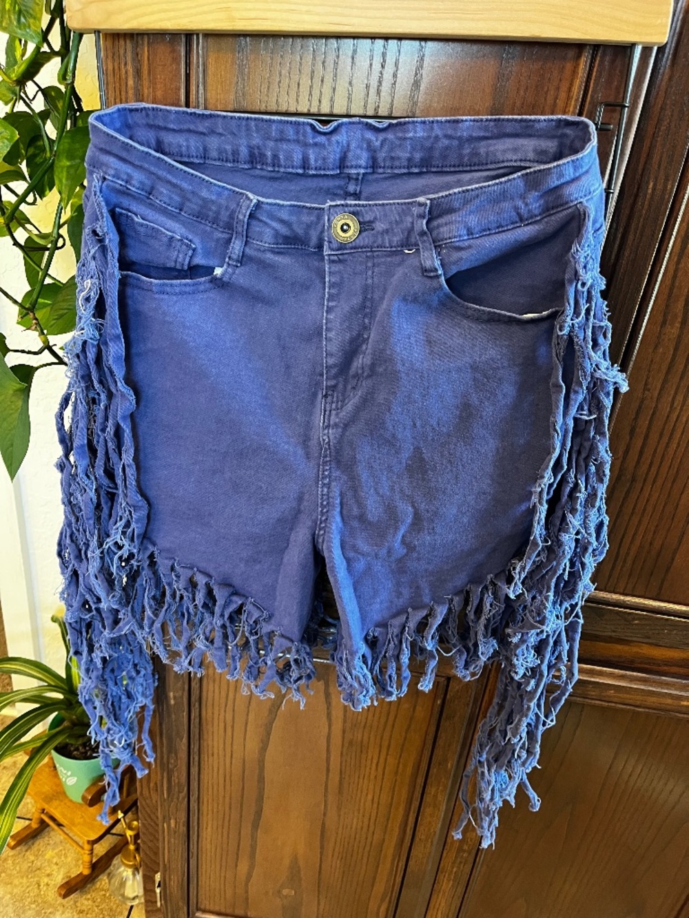 Closet clean out of my Sturgis wardrobe. Cut off fringe shorts.